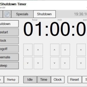 Schedule your computer to shut down, restart, sleep with Adios - Shutdown timer for Windows