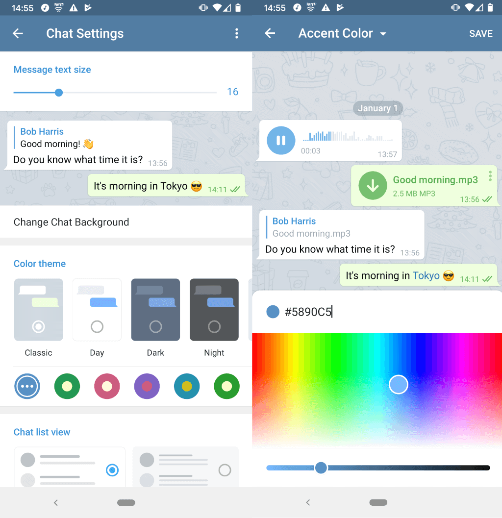 Telegram Update Brings Improved Theme Editor And Send When