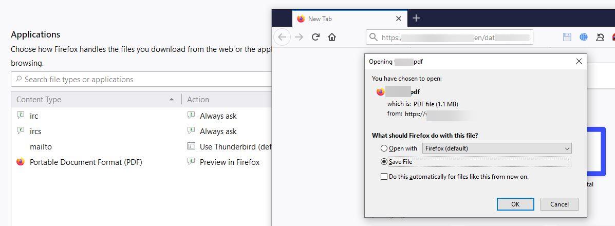 how to open pdf file in browser using php