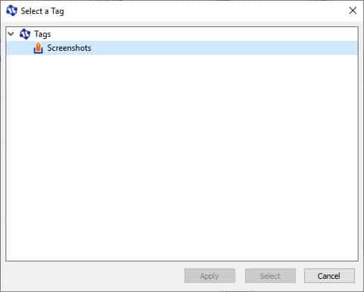 Tagging For Windows - Create a Tag 4