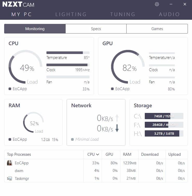 Ziekte afdeling Stun NZXT CAM is a freeware tool that displays a customizable overlay over your  game screen - gHacks Tech News