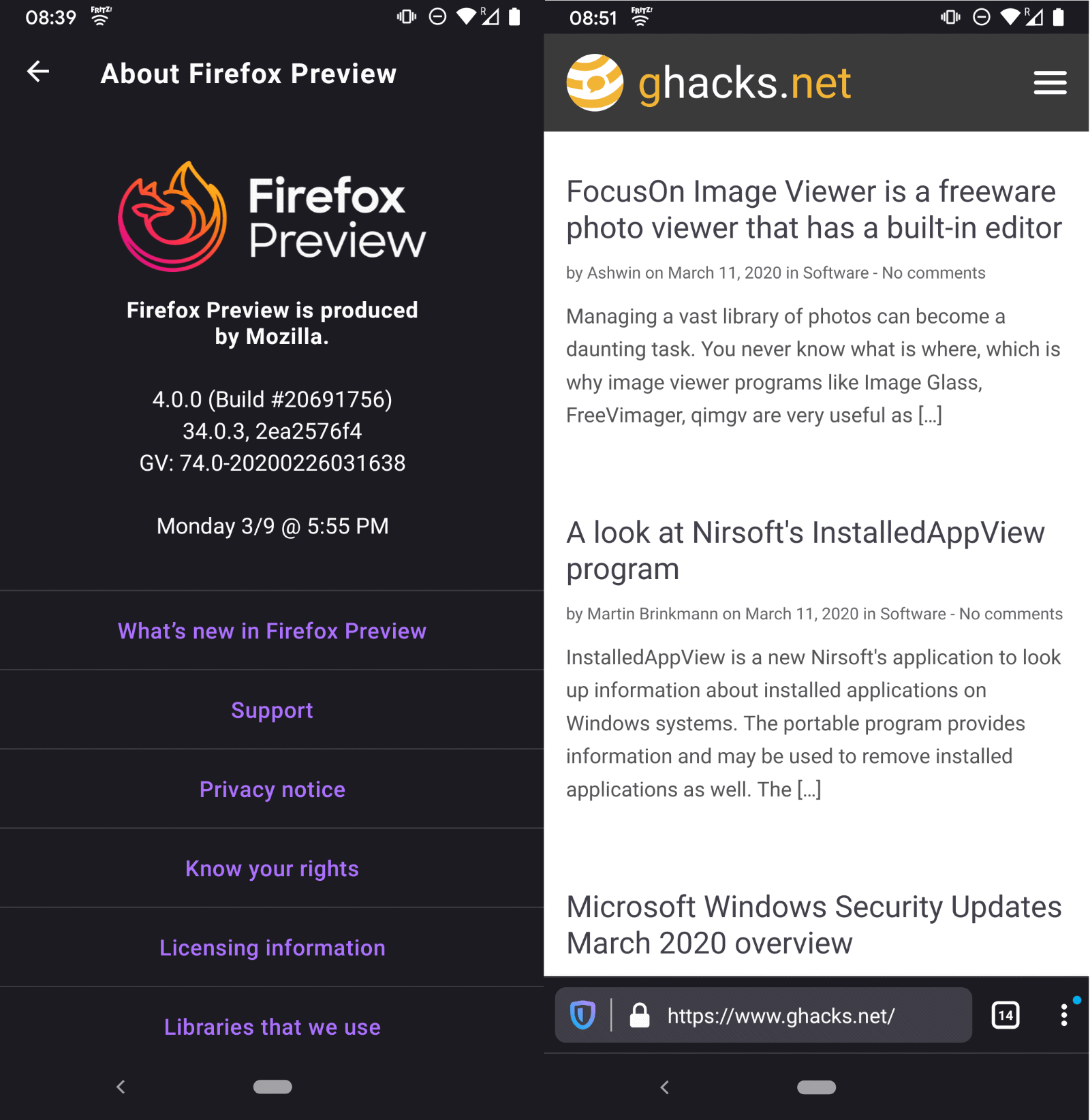 firefox preview 4.0