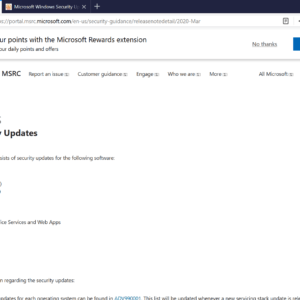 windows-security updates march 2020