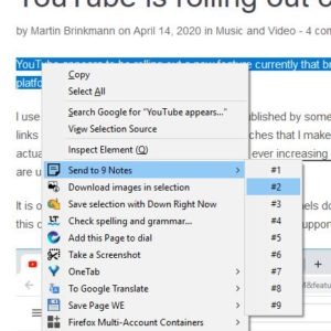 Jot down notes quickly in a sidebar with the Nine Notes extension for Firefox