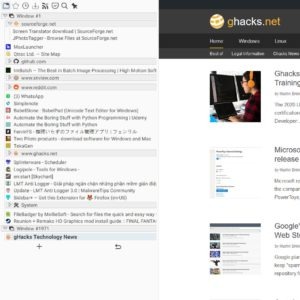 Manage your tabs, bookmarks, downloads with the Sidebar+ extension for Firefox
