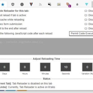 Refresh tabs automatically in Firefox and Chrome with Tab Reloader extension