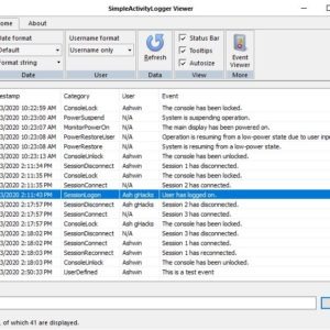 Keep track of your computer usage with SimpleActivityLogger