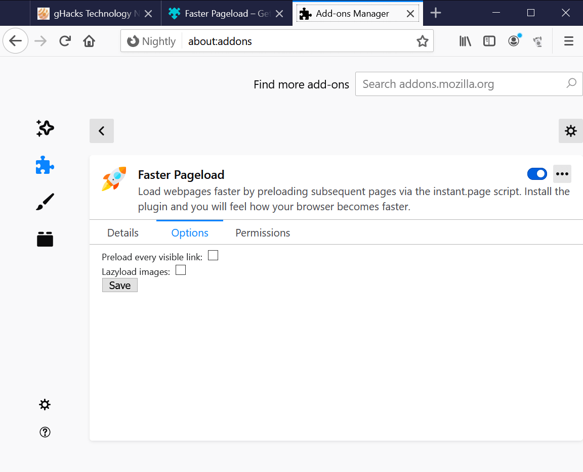 Firefox SPEEDUP. Fast options