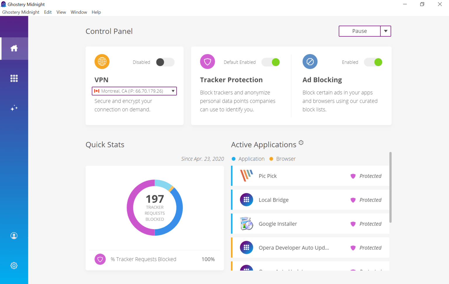 Как настроить миднайт. Ghostery. Ghostery Dawn. Ghostery privacy browser. Приложение browser реклама как убрать.