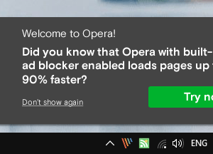 opera promotional notification