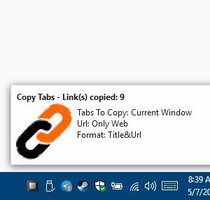 Copy the URLs of every tab in Firefox with a single click using Copy All Tab URLs