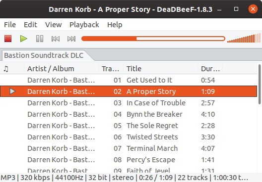 DeaDBeeF is an open source music player for Linux