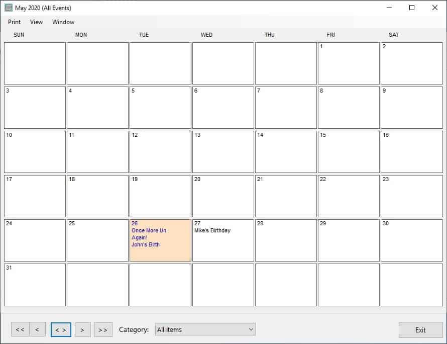 Remind Me Please is a freeware reminder and calendar application for