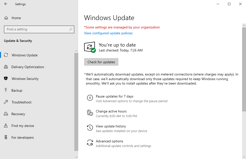 windows 10 update 2020 issues