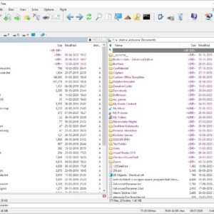 EF Commander Free is a dual pane file manager with an internal text editor, previewer, music player