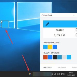 Get the Hex and RGB color codes of any shade on the screen with ColourDock
