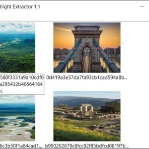Windows Spotlight Extractor is a tool that lets you view and save the wallpapers saved by Spotlight