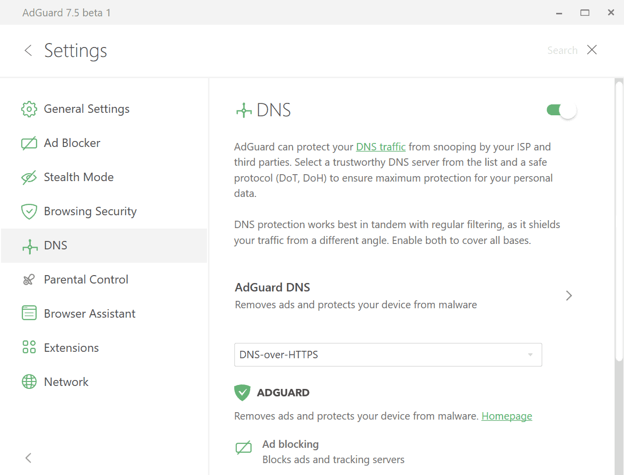 adguard dns filtering