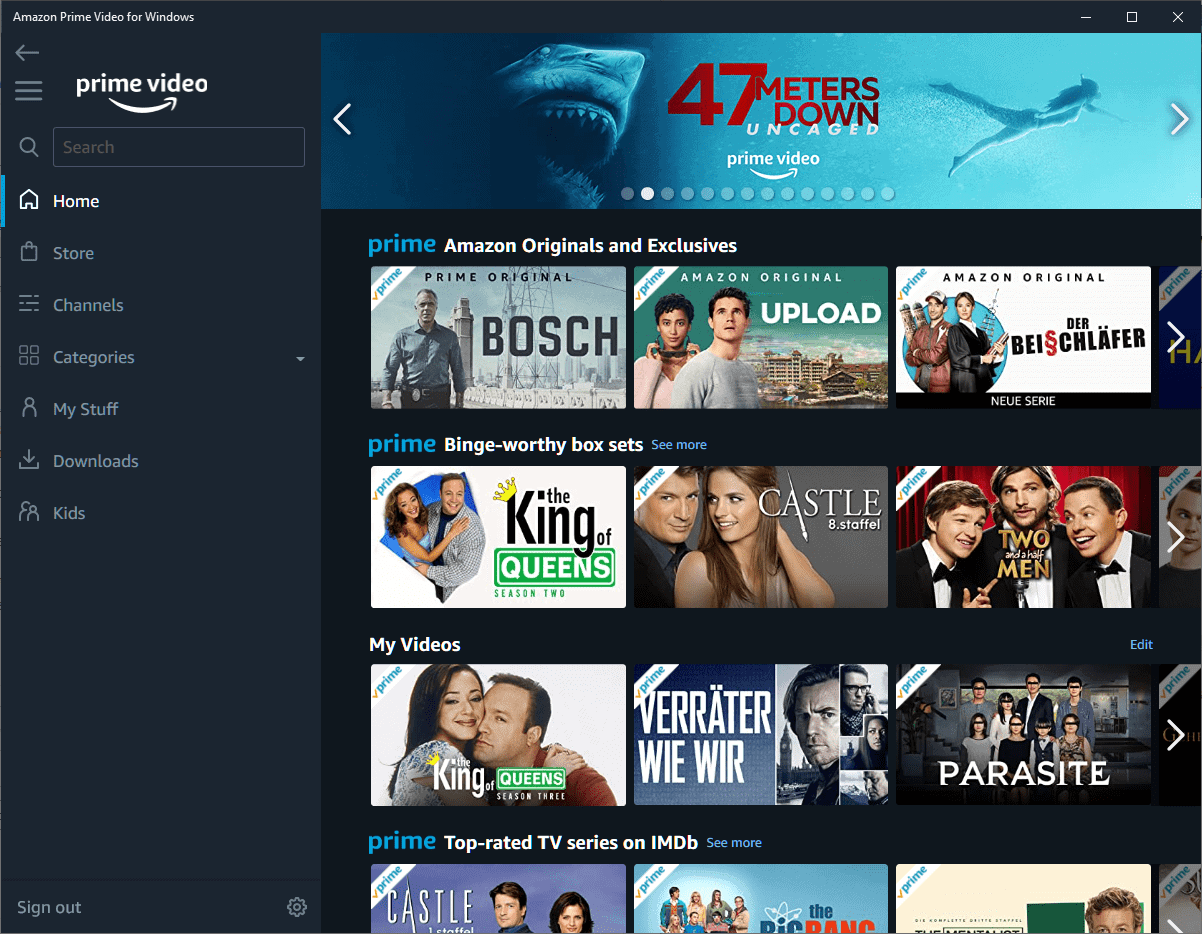 amazon prime video windows 10