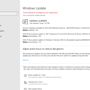 windows security updates july 2020