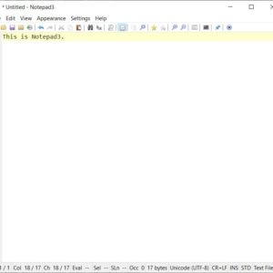 Notepad3 is an advanced text editor that supports many programming languages