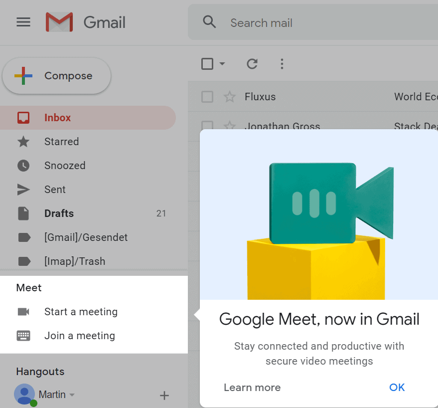 Google play gmail