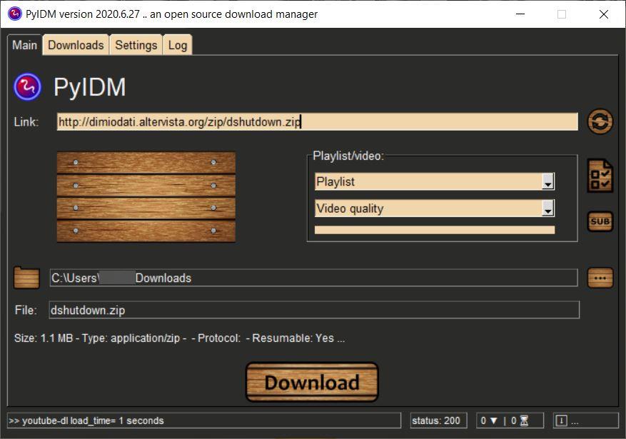 pyidm download preview