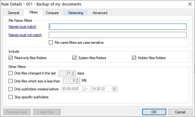 sync folders over network