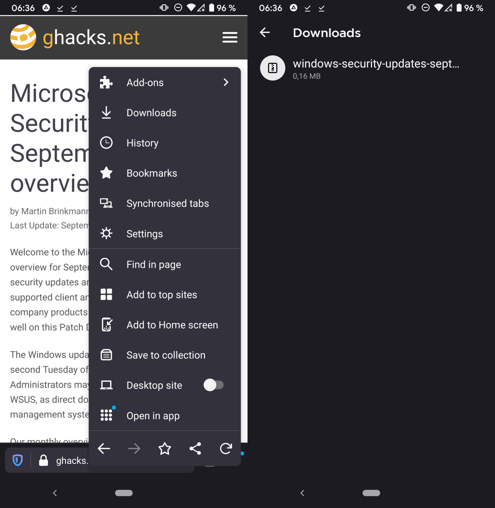 Firefox 81 for Android gets much needed Downloads interface