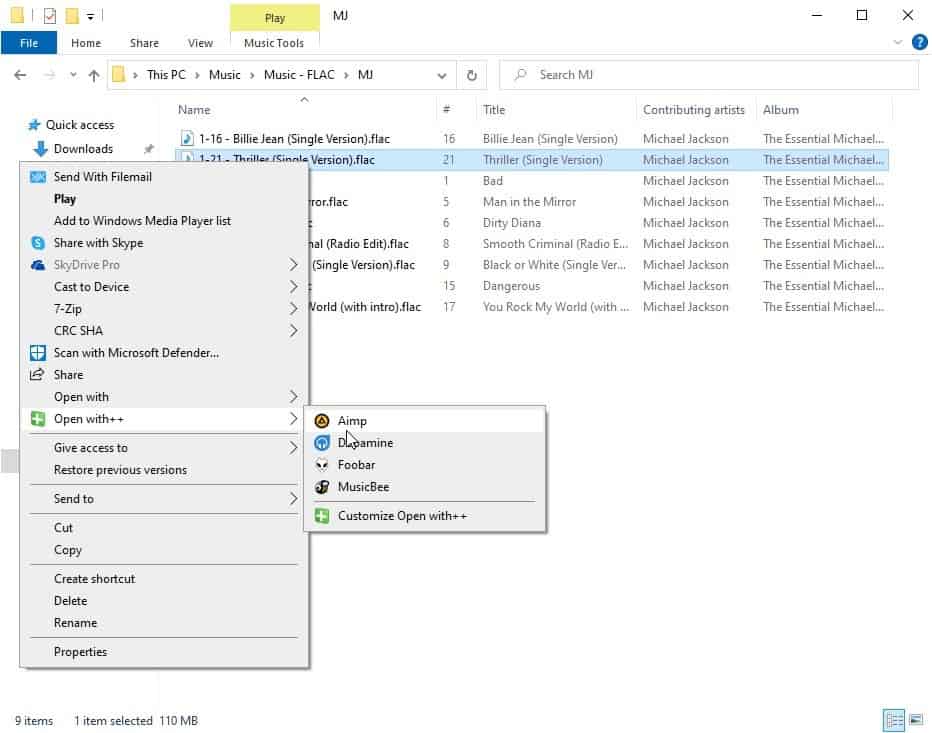 Add custom shortcuts and commands to Explorer's context menu using Open With  