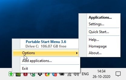 Portable Start Menu is a freeware launcher that lets you add shortcuts