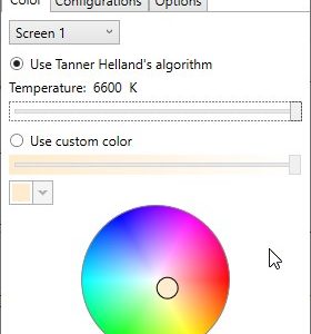 ScreenTemperature is an open source tool that can help reduce eye strain by lowering the color temperature of your monitor