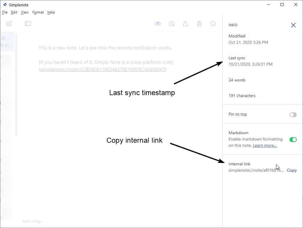 simplenote markdown not working simplenote markdown not working