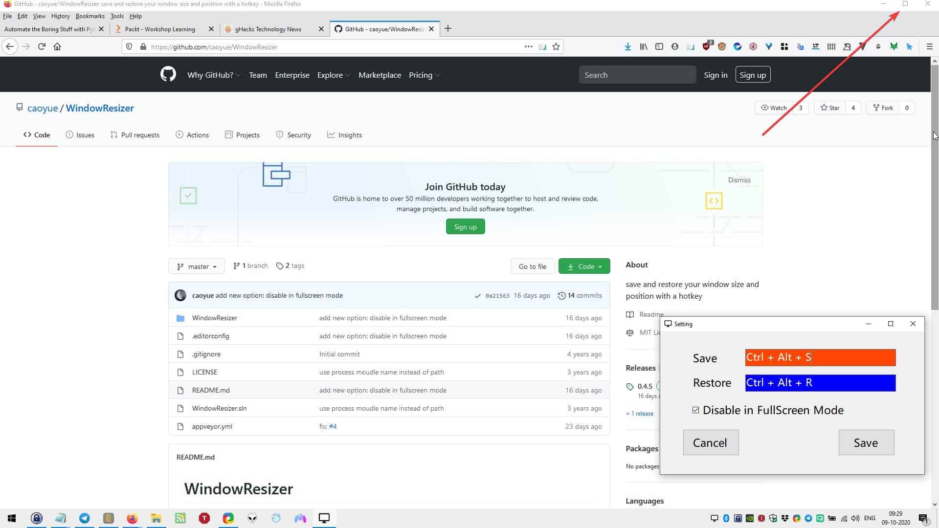 VOVSOFT Window Resizer 2.7 free VOVSOFT Window Resizer 2.7 free