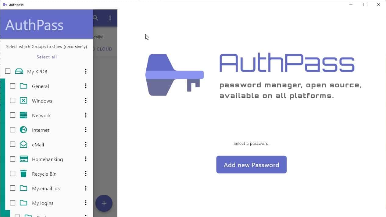 authpass sidebar