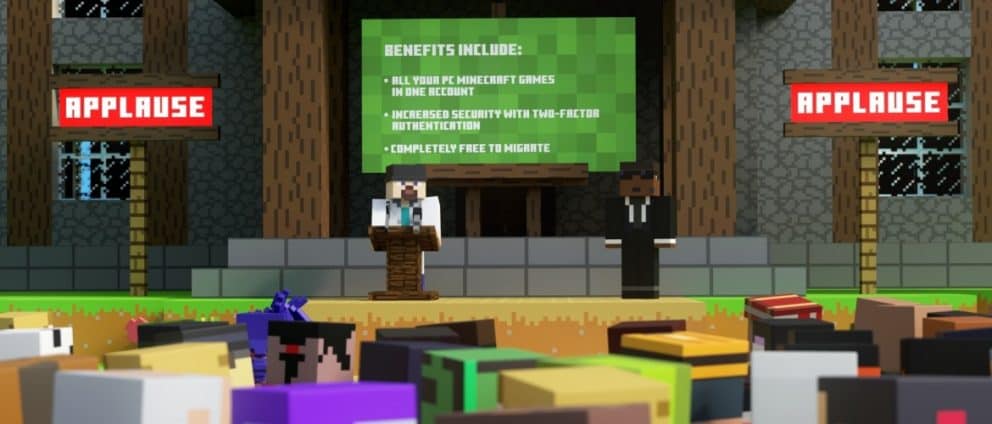 Minecraft requires a Microsoft Account from March 2022 onward