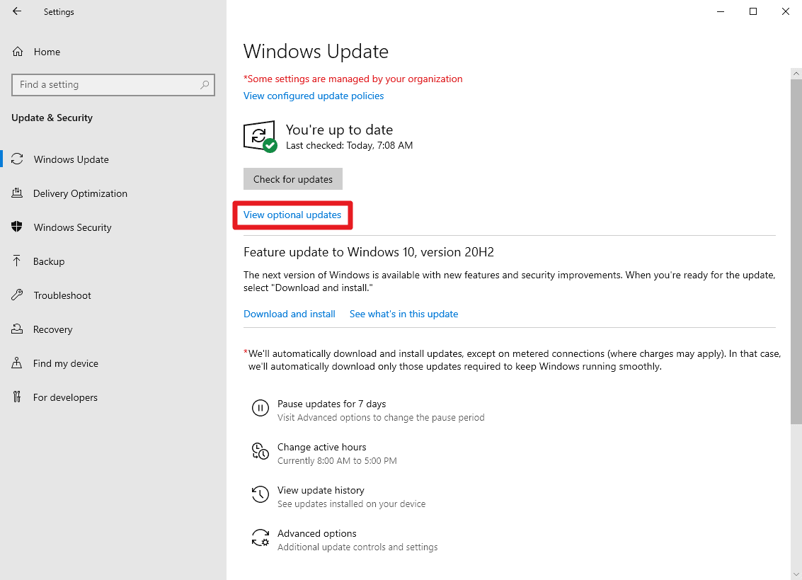 update node windows 10