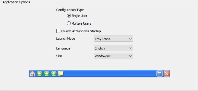Pelle di Windows XP di QuickWayToFolders