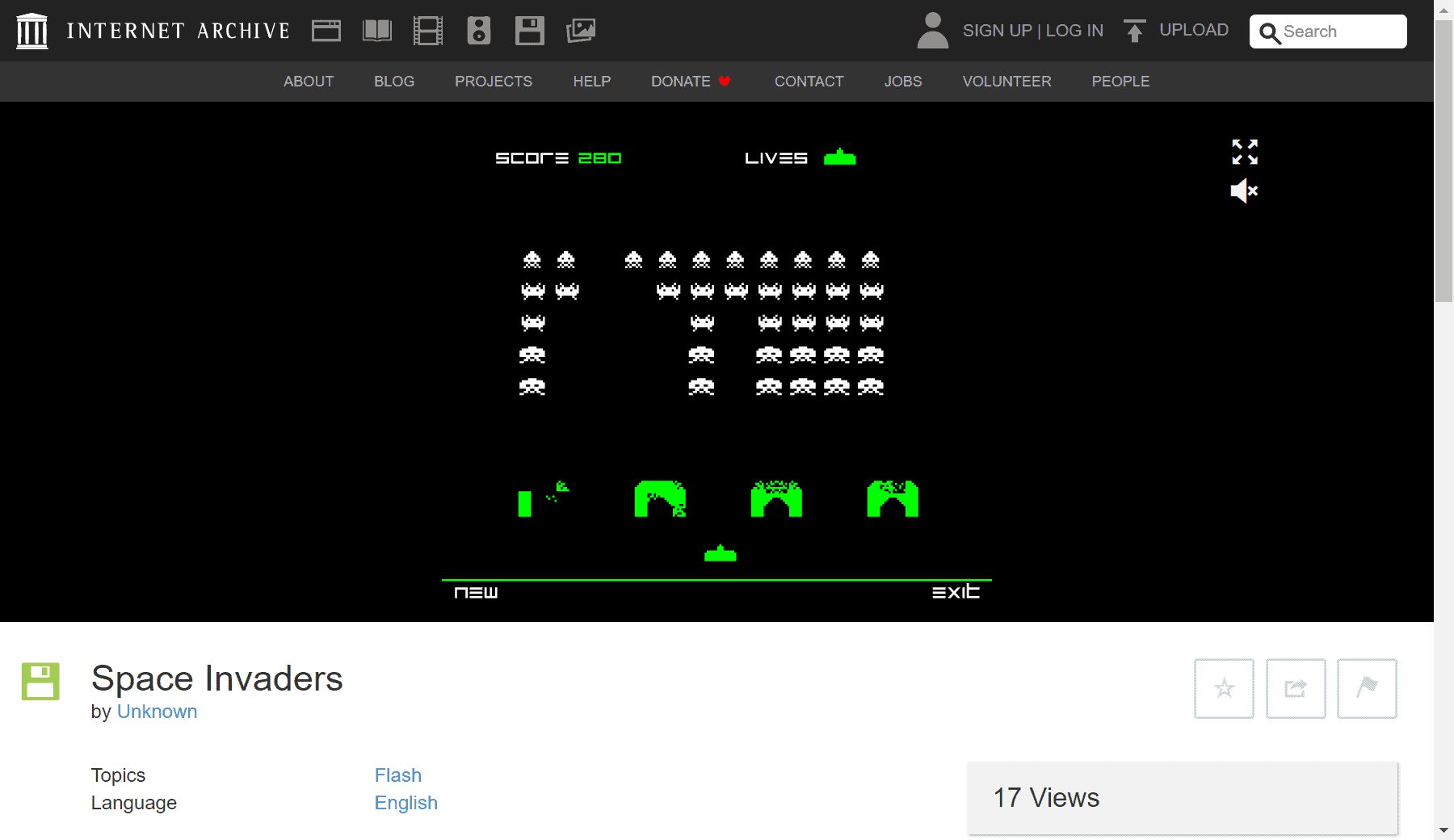 You can now play Flash content on the Internet Archive using