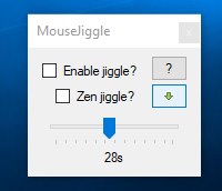 Mouse Jiggler interface