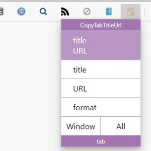Save the title and URL of your tabs in different formats with the CopyTabTitleUrl extension for Firefox and Chrome