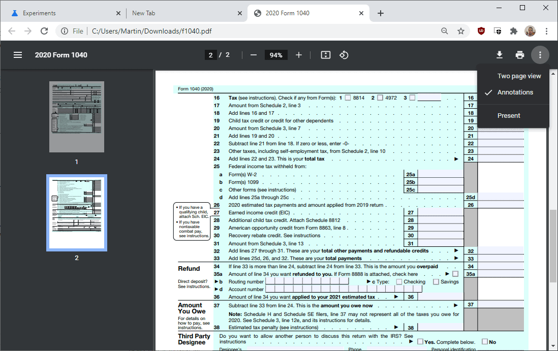 chrome new pdf viewer