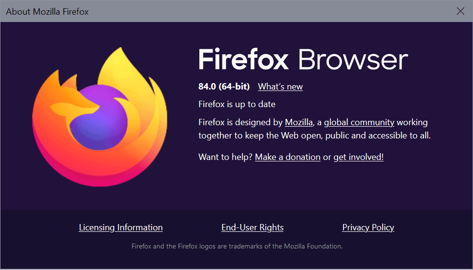 Firefox 84