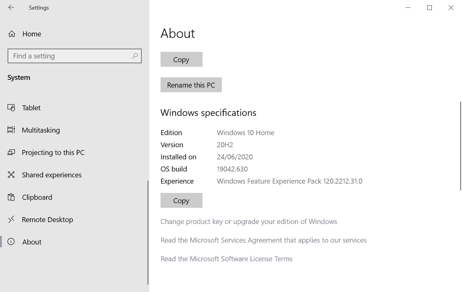 windows feature experience pack