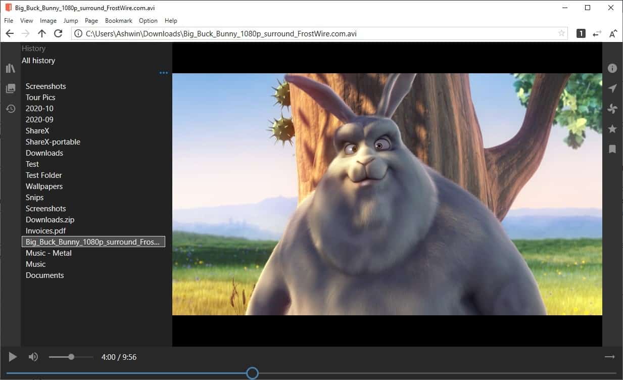 NeeView video player