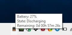 TitleBarBattery tray icon tooltip