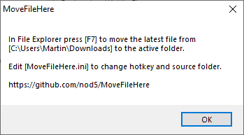 move file here windows