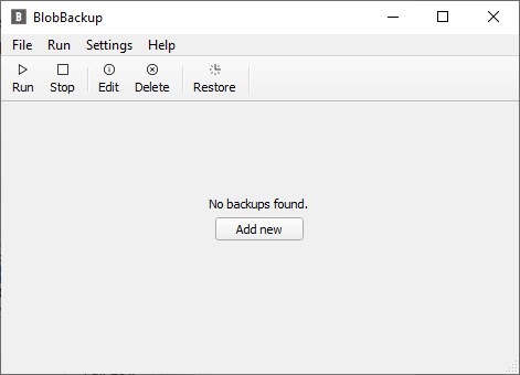BlobBackup is an open-source, cross-platform, and easy-to-use backup program that optionally supports cloud services