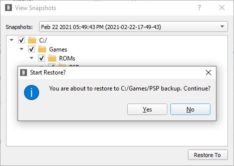 BlobBackup restore backup task 2