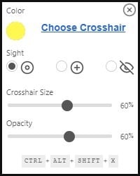 CrossOver is a program that lets you add a custom crosshair to make aiming easier in games